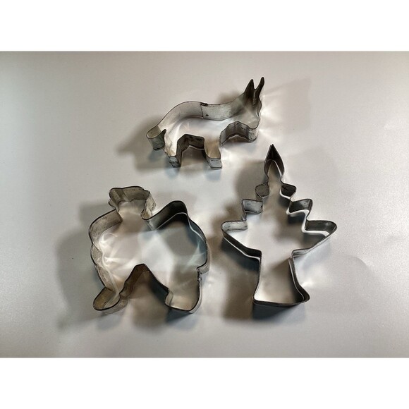 Vintage Christmas Cookie Cutters Original Box Veritas GMT Co NY - Picture 3 of 6